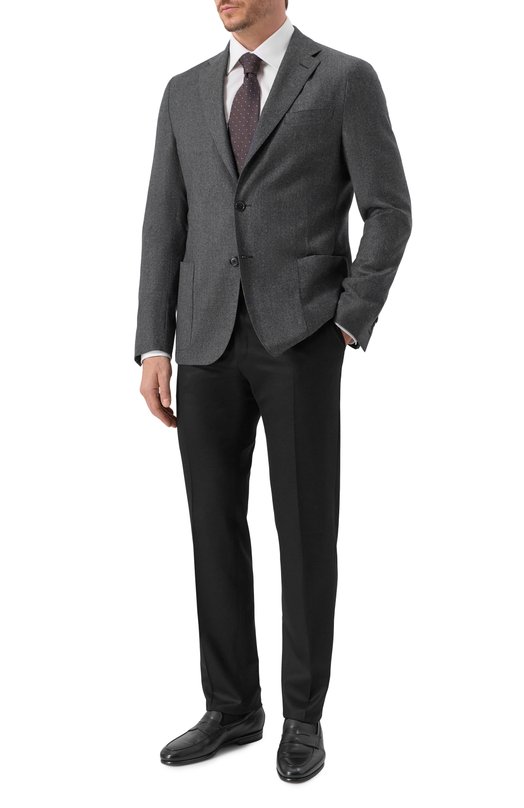 Шерстяной пиджак Corneliani 26X007-2618400_1 Серый  26X007-2618400_1 Фото 3