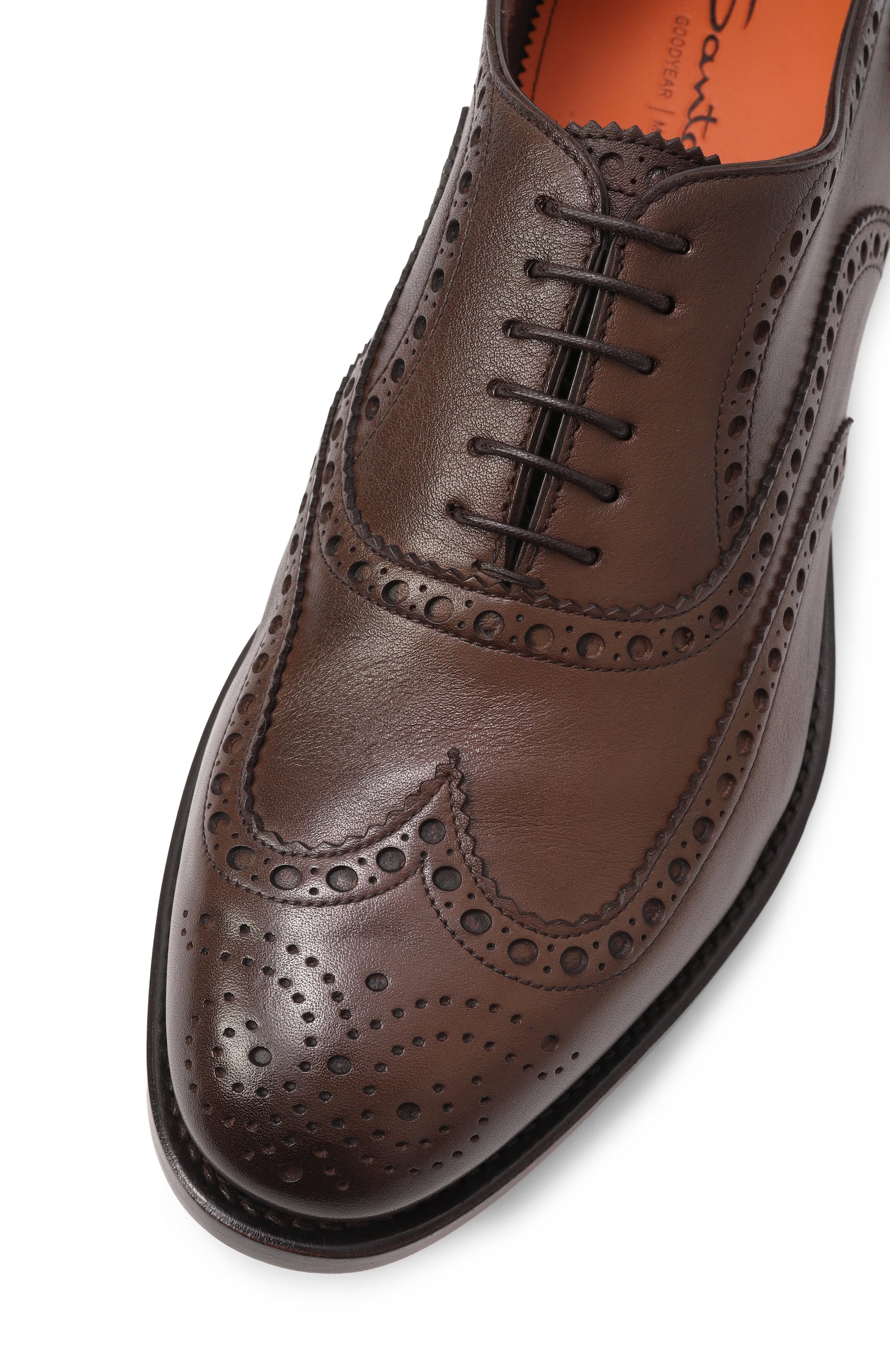 Кожаные оксфорды colin SANTONI, арт. MCCG19047PD7SGFR, фото 7