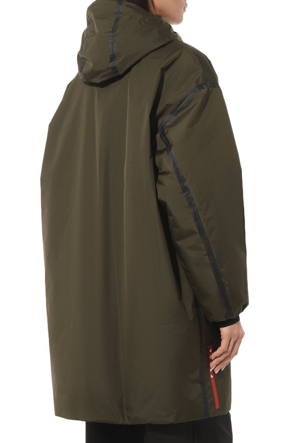 Плащ prada linea rossa PRADA хаки цвета по цене 310000 руб., арт. 29X984-1XYV-F0O4J-212, фото 4 Плащ prada linea rossa PRADA, арт. 29X984-1XYV-F0O4J-212, фото 4