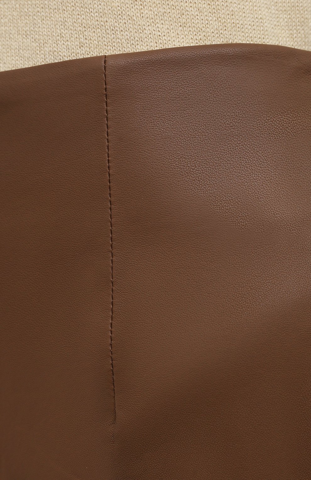 Кожаные шорты VINCE, арт. V720421922, фото 5