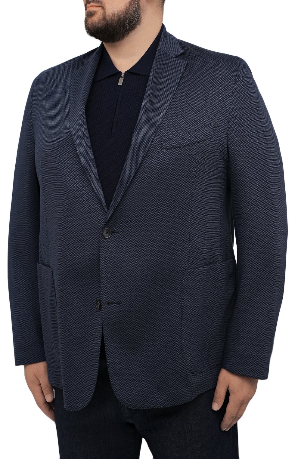 Хлопковый пиджак EDUARD DRESSLER, арт. 7301/21J02, фото 3