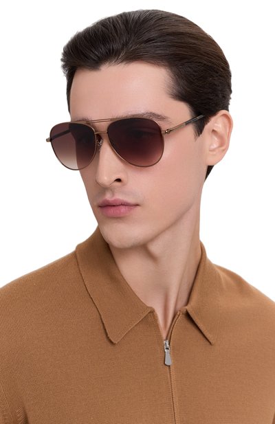 Солнцезащитные очки MARC JACOBS (THE) коричневого цвета по цене 19300 руб., арт. MARC 865 09Q, фото 2 Солнцезащитные очки MARC JACOBS (THE), арт. MARC 865 09Q, фото 2