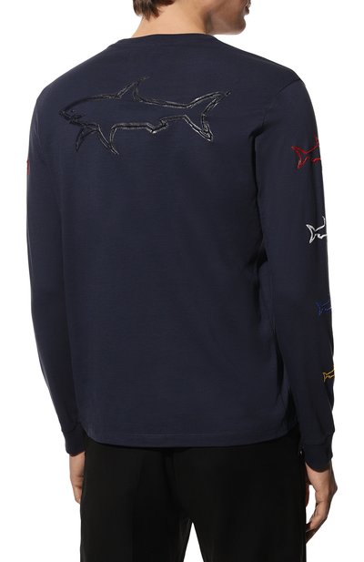 Хлопковый лонгслив PAUL&SHARK, арт. 22411587, фото 4