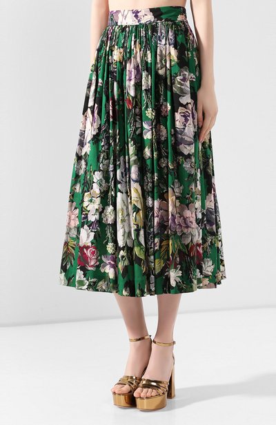 Хлопковая юбка DRIES VAN NOTEN, арт. 201-10889-9400, фото 3