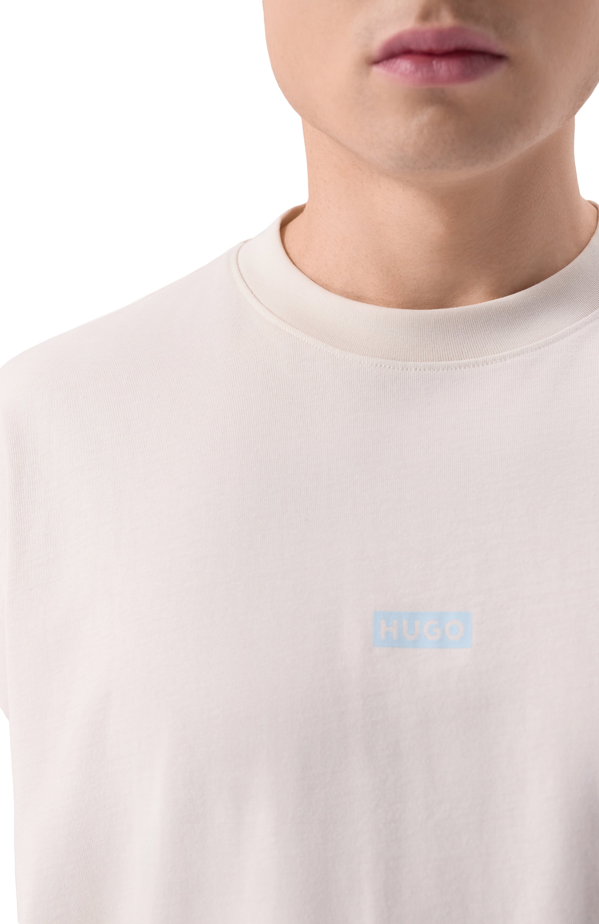 Хлопковая футболка HUGO BLUE, арт. 50509776, фото 5