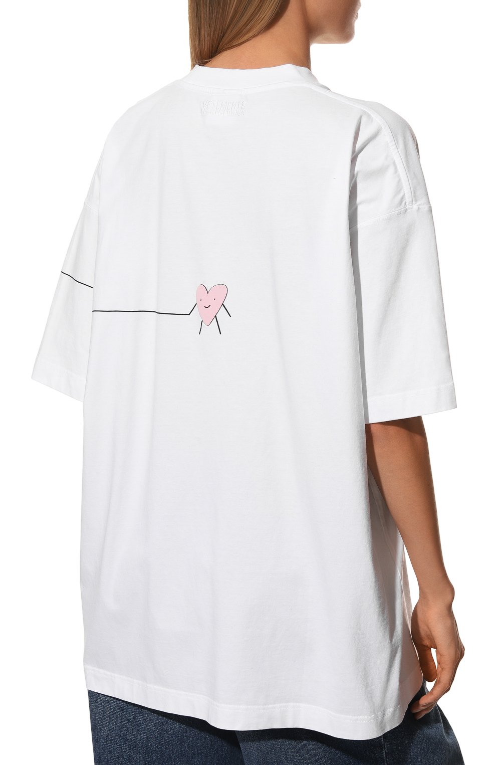 Хлопковая футболка VETEMENTS, арт. UA53TR270W, фото 4