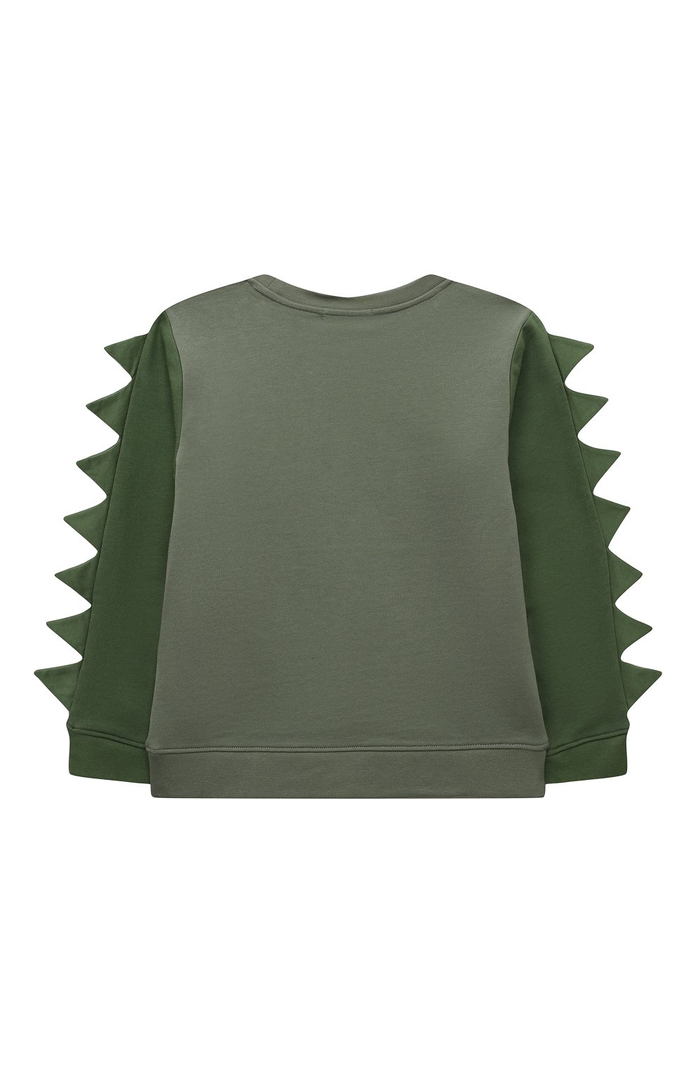 Хлопковый свитшот STELLA MCCARTNEY хаки цвета по цене 11600 руб., арт. TS4P60, фото 2 Хлопковый свитшот STELLA MCCARTNEY, арт. TS4P60, фото 2