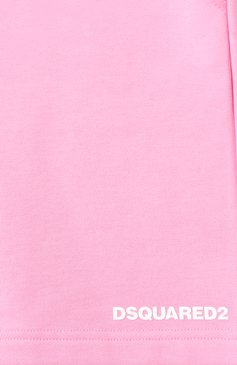 Мужского хлопковые шорты DSQUARED2 розового цвета, арт. DQ2738/D0094 | Фото 3 (Нос: Не проставлено; Региональные ограничения белый список (Axapta Mercury): Не проставлено; Случай: Повседневный; Материал внешний: Хлопок; Ростовка одежда: 4 года | 104 см, 13 - 15 лет | 158 см, 10 - 11 лет | 140 - 146см, 6 лет | 116 см, 16 лет | 164 см, 8 лет | 128 см)