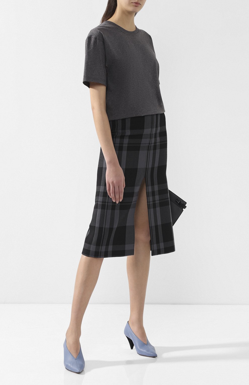 Хлопковая футболка с круглым вырезом CELINE, арт. 23FR7351C, фото 2