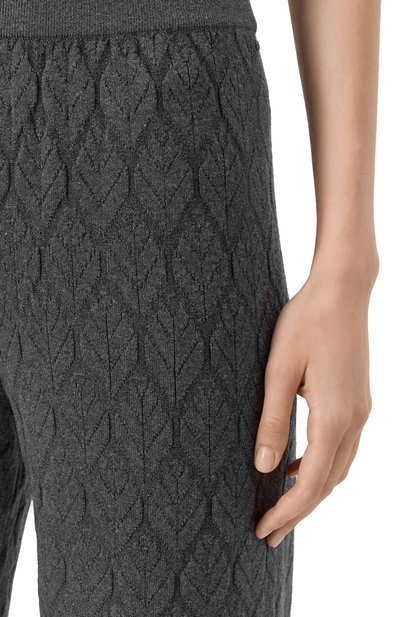 Брюки из шелка и кашемира FREEAGE серого цвета по цене 78980 руб., арт. W26.PT181.6030.991, фото 5 Брюки из шелка и кашемира FREEAGE, арт. W26.PT181.6030.991, фото 5