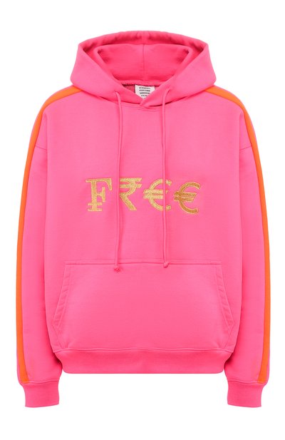 Женский худи VETEMENTS, арт. SS20TR154 1607/W/FLU0 PINK