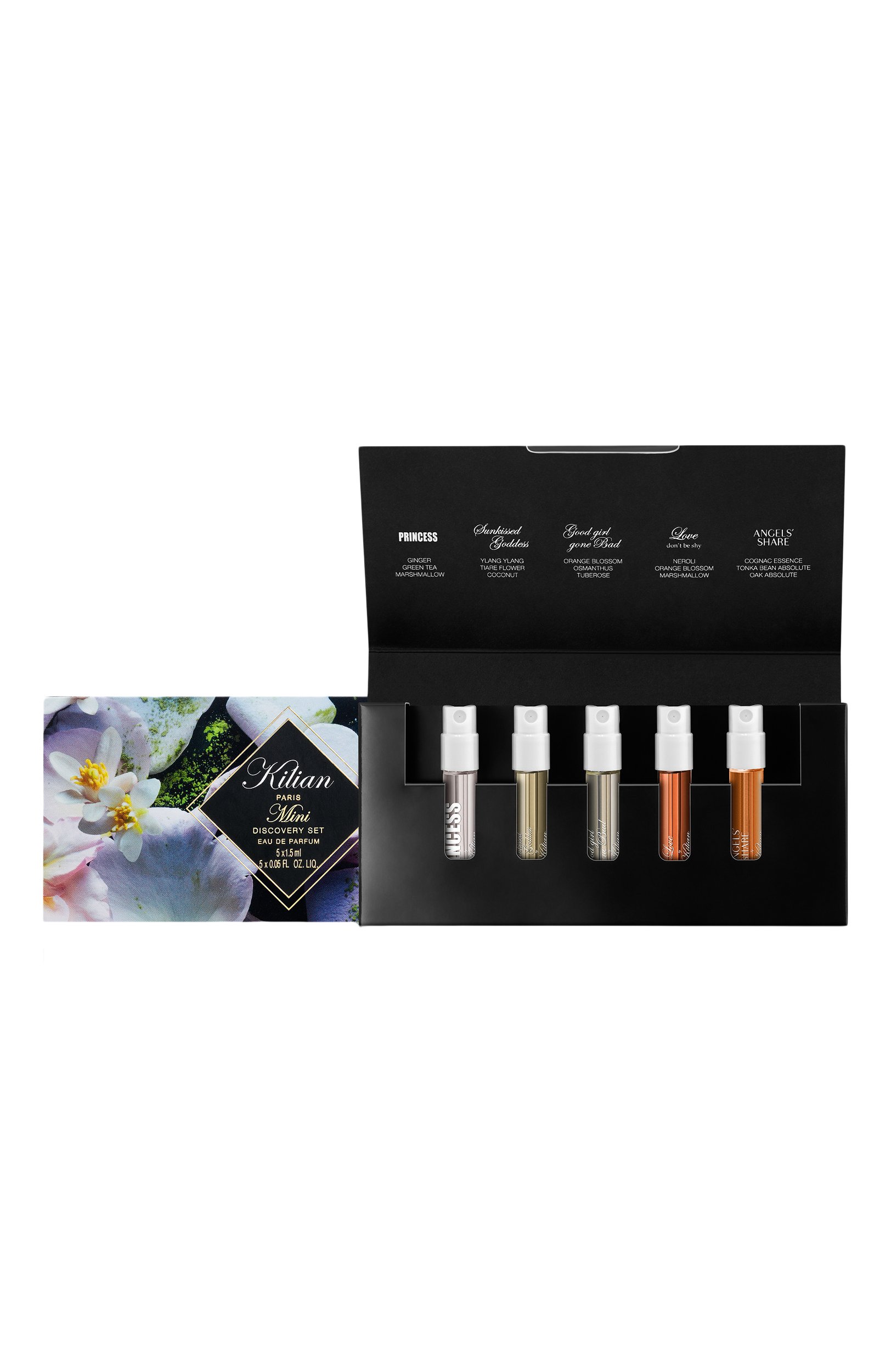 Парфюмерный набор mini discovery set (5x1,5ml) KILIAN PARIS бесцветного цвета по цене 6100 руб., арт. 3700550245308, фото 1 Парфюмерный набор mini discovery set (5x1,5ml) KILIAN PARIS, арт. 3700550245308, фото 1