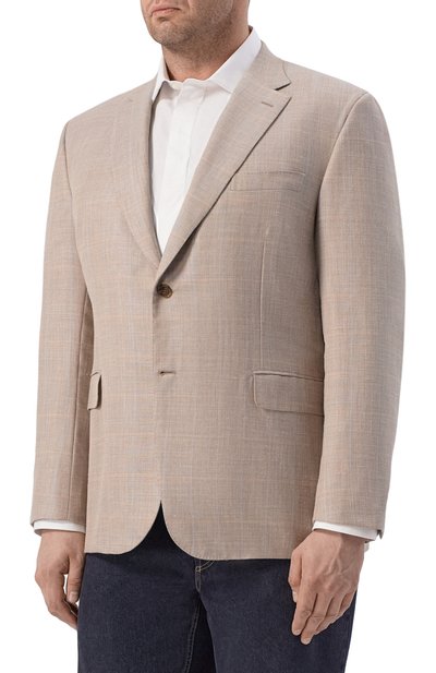 Пиджак из шерсти и шелка BRIONI, арт. RG0D0X/PDA51, фото 3