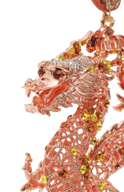 Елочная игрушка дракон TSAR золотого цвета по цене 25800 руб., арт. 130828, фото 3 Елочная игрушка дракон TSAR, арт. 130828, фото 3