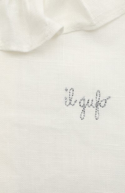 Комплект из топа и шорт IL GUFO серого цвета по цене 15850 руб., арт. P23DP424L1012/3M-9M, фото 4 Комплект из топа и шорт IL GUFO, арт. P23DP424L1012/3M-9M, фото 4