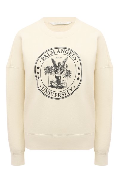 Женский хлопковый свитшот PALM ANGELS, арт. PWBA017S23FLE0060410