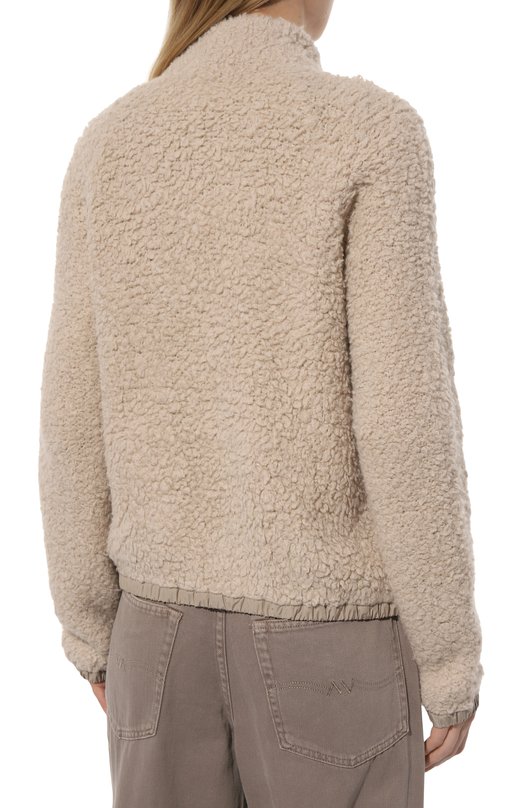 Кашемировый кардиган Brunello Cucinelli M1F350506 Бежевый  M1F350506 Фото 4