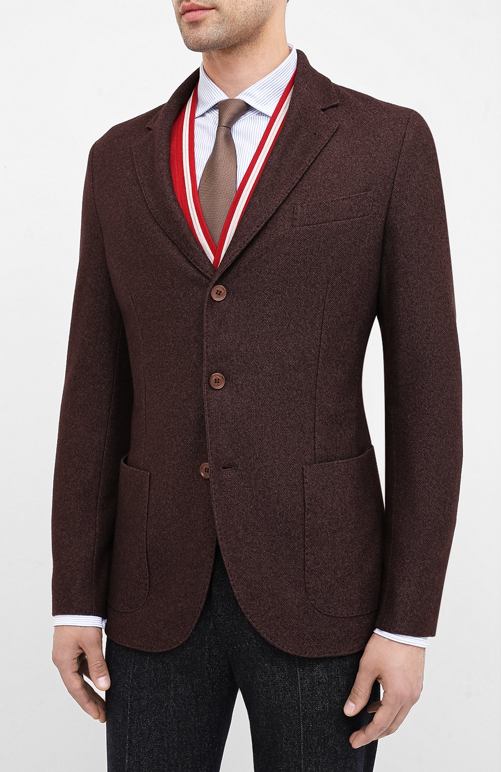 Пиджак из шелка и кашемира LORO PIANA, а рт. FAI2572, фото 3