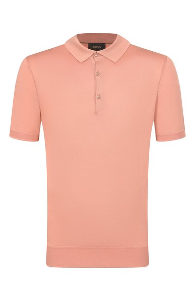 Мужская шелковое поло BOSS CAMEL, арт. 50560503
