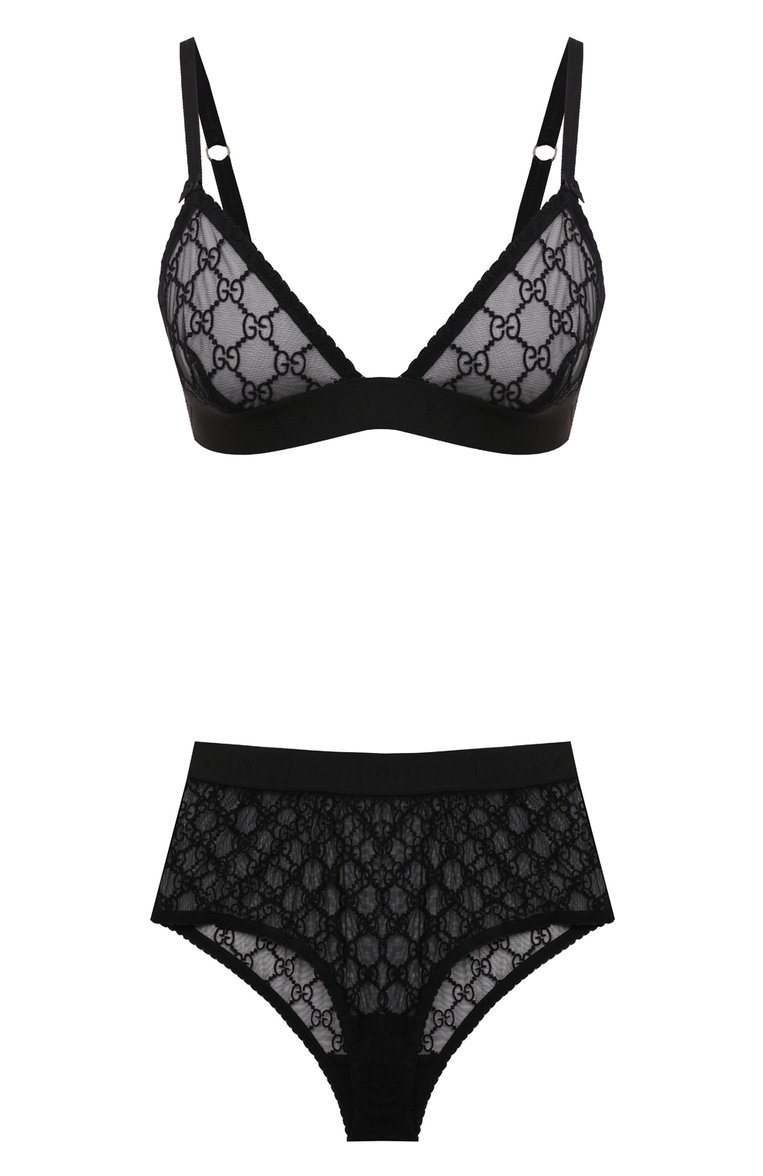 Комплект из бюстгальтера и трусов GUCCI, арт. 599496 XUAAW, фото 1
