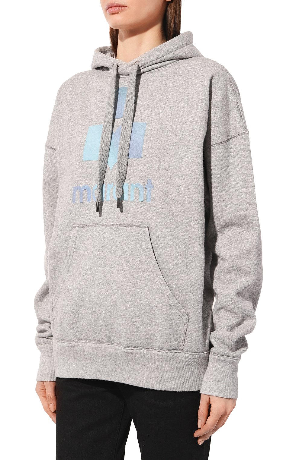 Хлопковое худи ISABEL MARANT ETOILE, арт. 22ASW0362/22A043E02GY, фото 3