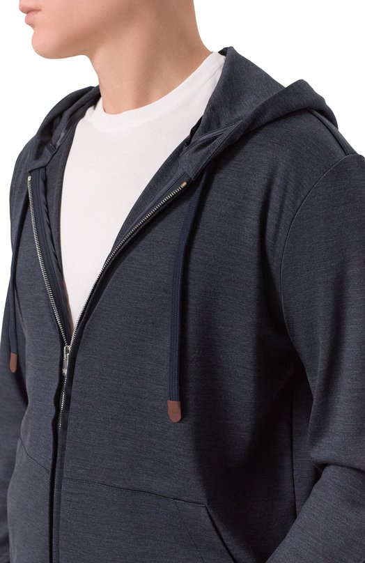 Шерстяная толстовка Marco Pescarolo MIKE/53Y19 Серый  MIKE/53Y19 Фото 5