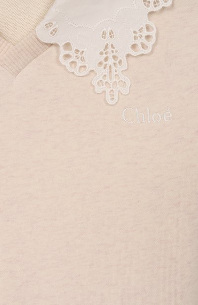 Хлопковый свитшот CHLOÉ, арт. C21287, фото 3