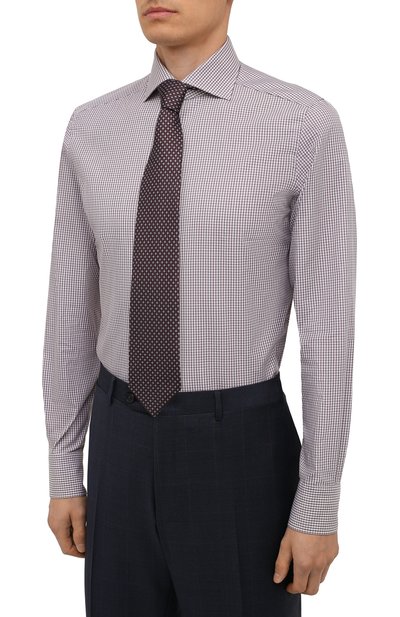 Хлопковая сорочка ZEGNA, арт. 201317/9MS0BA, фото 4