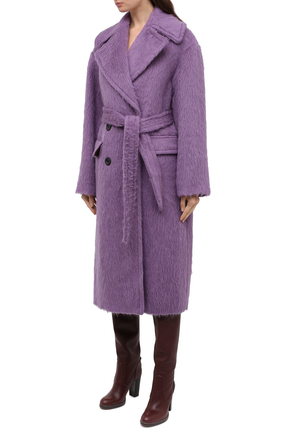 Шерстяное пальто DRIES VAN NOTEN, арт. 202-10260-1261, фото 4