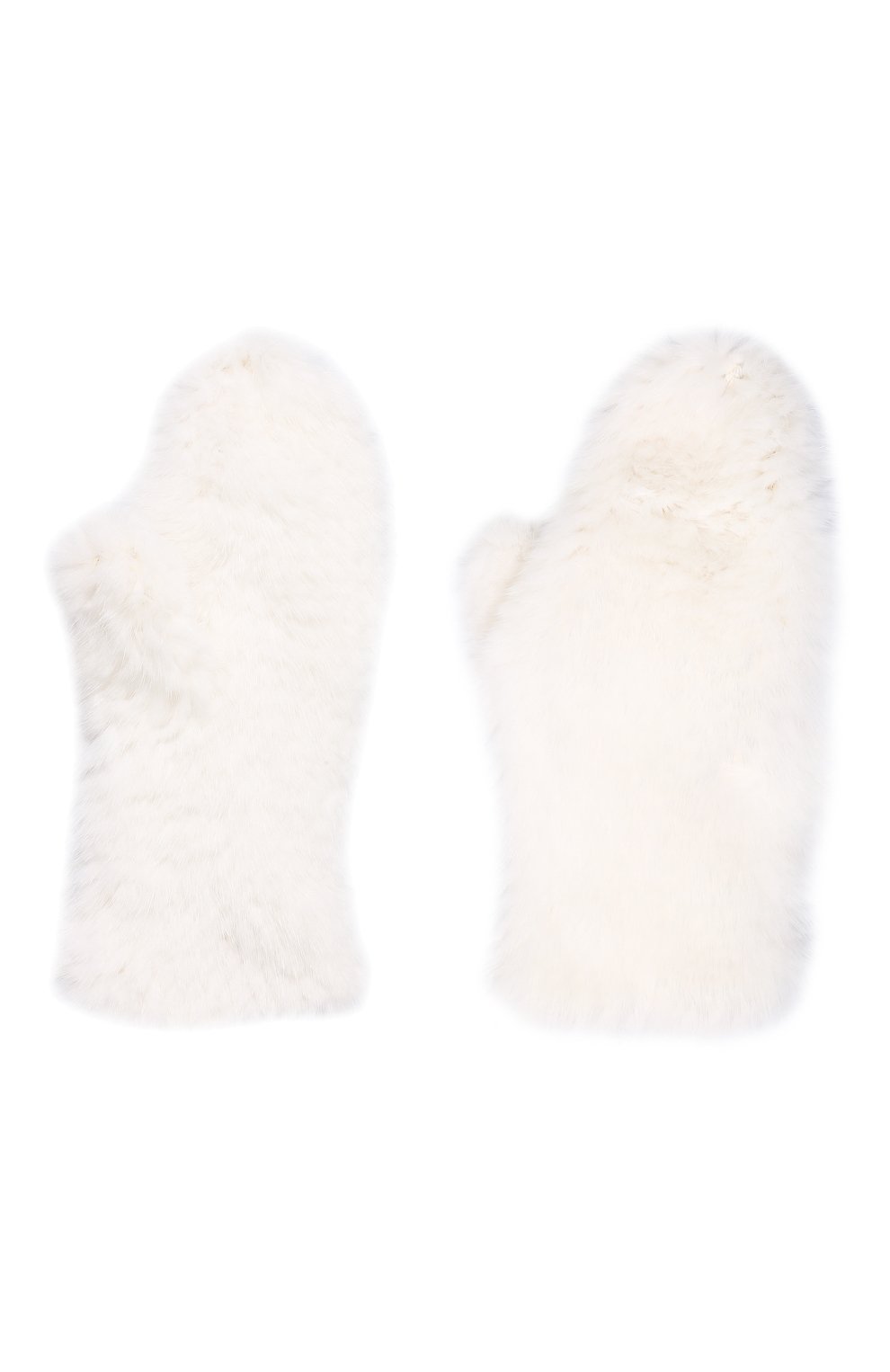 Меховые варежки из норки VICTORIA KUSENKOVA белого цвета по цене 85800 руб., арт. 601730001105, фото 2 Меховые варежки из норки VICTORIA KUSENKOVA, арт. 601730001105, фото 2