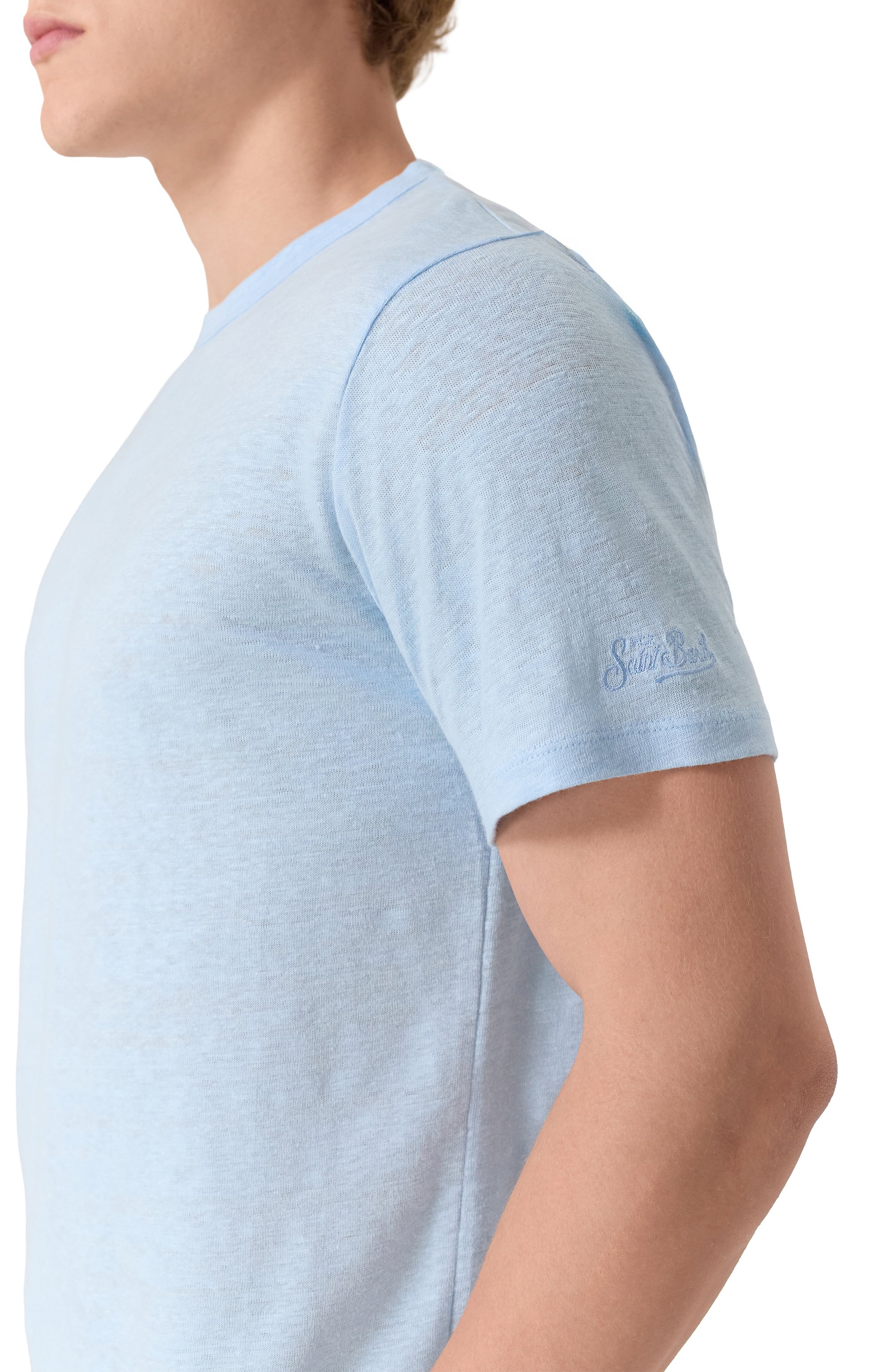 Льняная футболка MC2 SAINT BARTH, арт. STBM ECSTASEA/00099H, фото 5