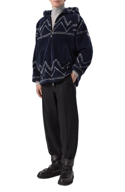Мужской куртка neve из вискозы и шерсти GIORGIO ARMANI, арт. GM004759/TE24492