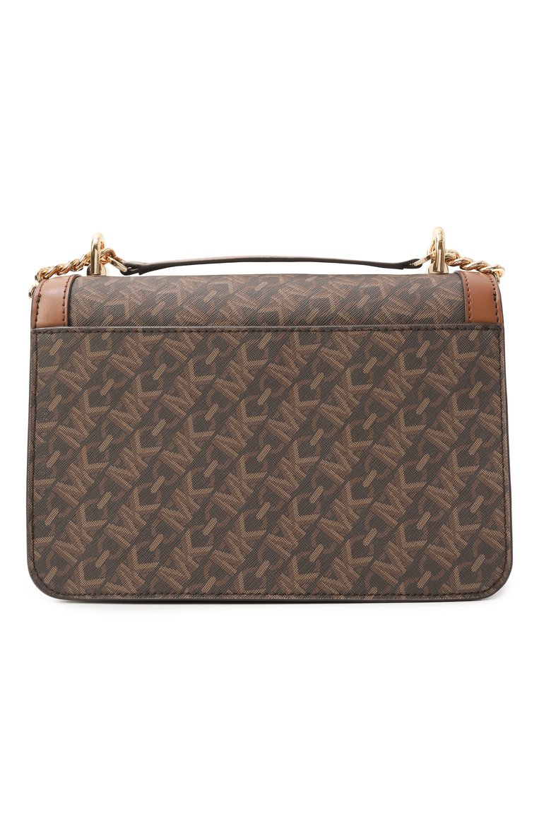 Женская сумка heather MICHAEL MICHAEL KORS коричневого цвета, арт. 30R4G7HL3B | Фото 6 (Ремень/цепочка: На ремешке; Материал: Экокожа; Размер: small)