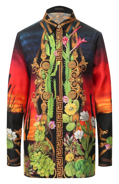 Женская шелковая рубашка VERSACE, арт. A82662/A233227