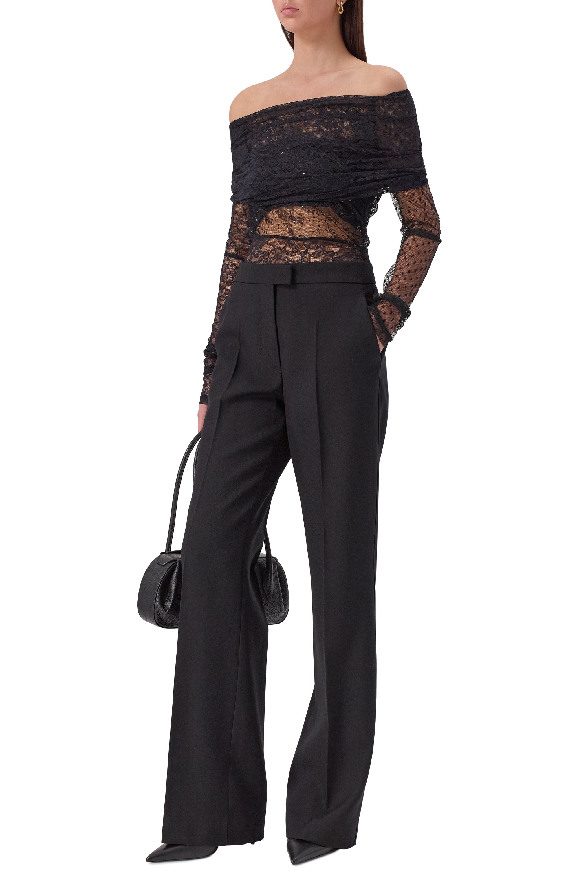 Боди с отделкой пайетками PINKO, арт. 105596/A2T5, фото 2