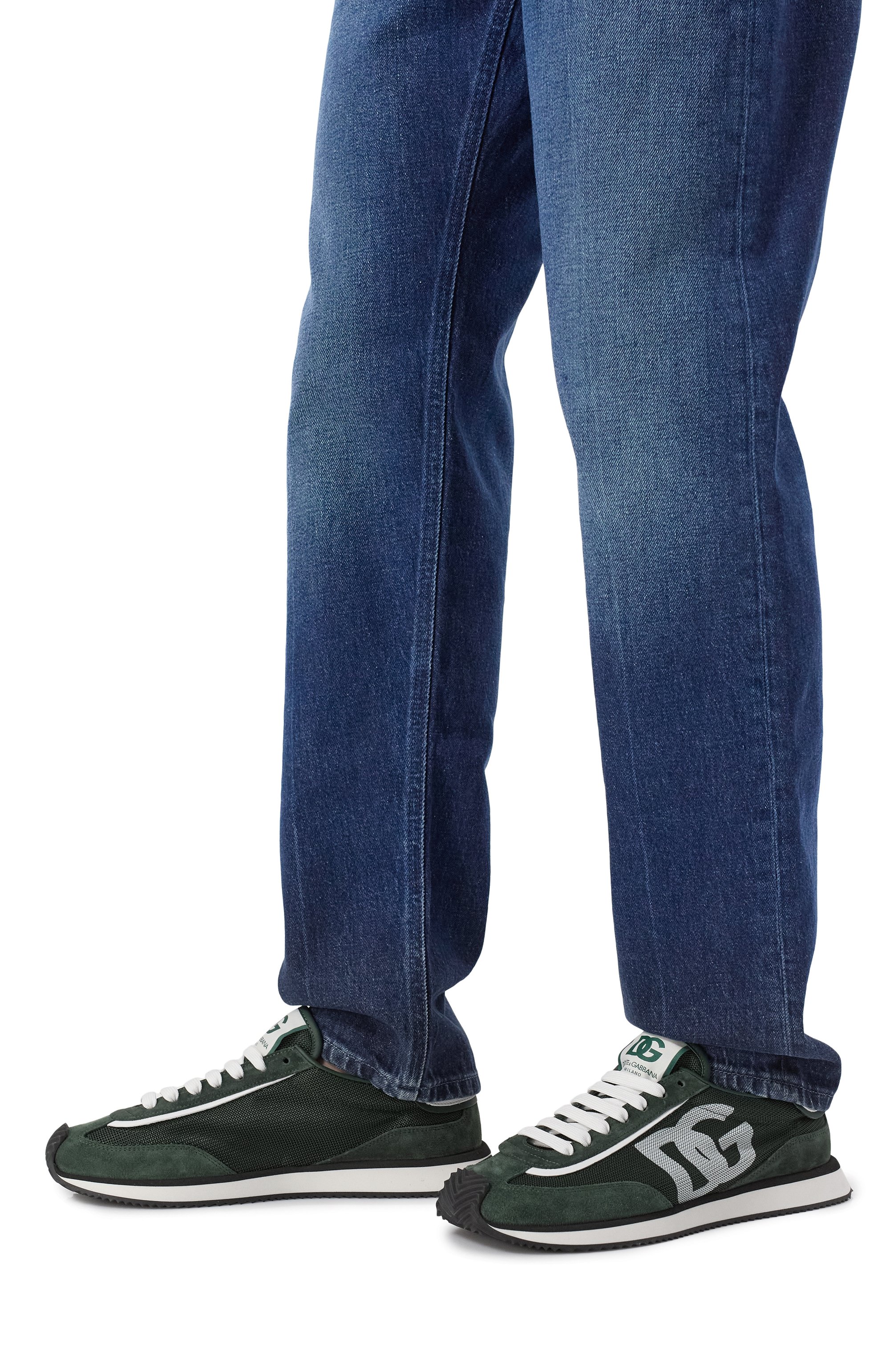 Комбинированные кроссовки dg cushion DOLCE & GABBANA, арт. CS2288/A3D24, фото 3