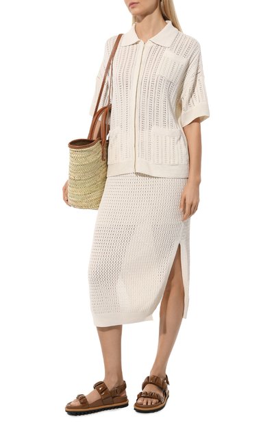 Рубашка из шелка и хлопка FREEAGE, арт. S24.JK077.6010.101, фото 2