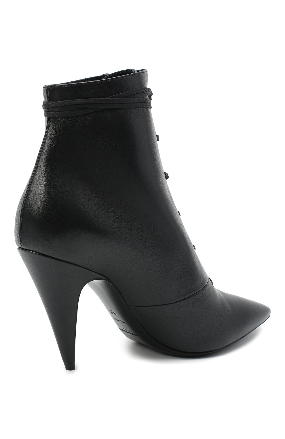 Кожаные ботильоны romy SAINT LAURENT, арт. 632642/1N800, фото 4