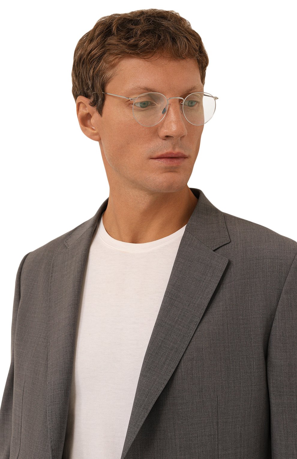 Оправа HAFFMANS NEUMEISTER серебряного цвета по цене 37550 руб., арт. B0WDEN SILVER, фото 3 Оправа HAFFMANS NEUMEISTER, арт. B0WDEN SILVER, фото 3