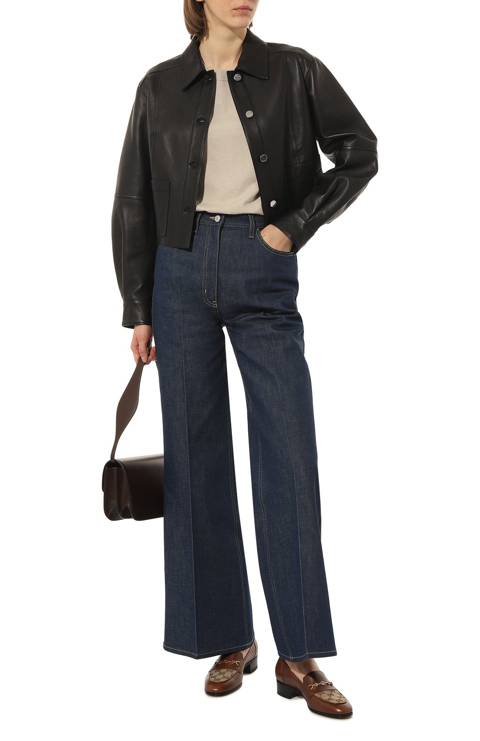 Джинсы GUCCI синего цвета по цене 108000 руб., арт. 677255 XDBUT, фото 2 Джинсы GUCCI, арт. 677255 XDBUT, фото 2