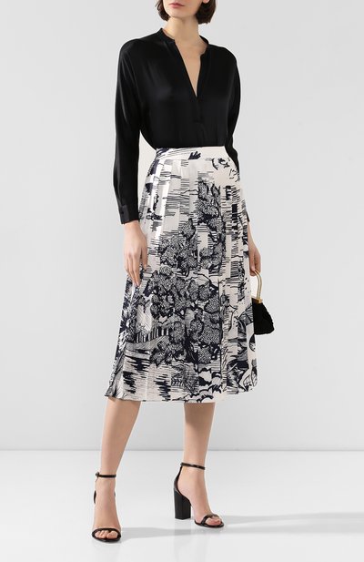 Юбка VICTORIA, VICTORIA BECKHAM разноцветного цвета по цене 34650 руб., арт. 2419WSK000111B, фото 2 Юбка VICTORIA, VICTORIA BECKHAM, арт. 2419WSK000111B, фото 2