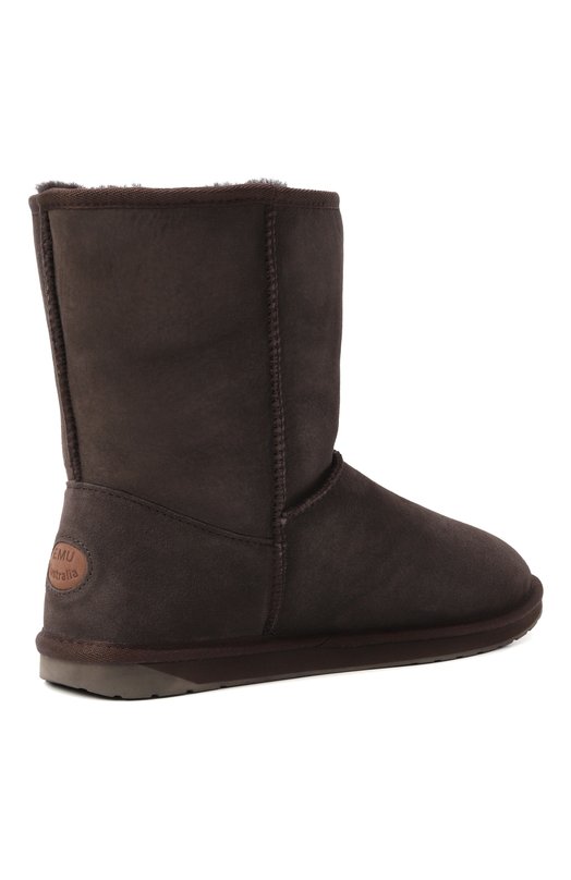 Замшевые угги Platinum Stinger Lo EMU Australia M10002 Коричневый  M10002 Фото 5