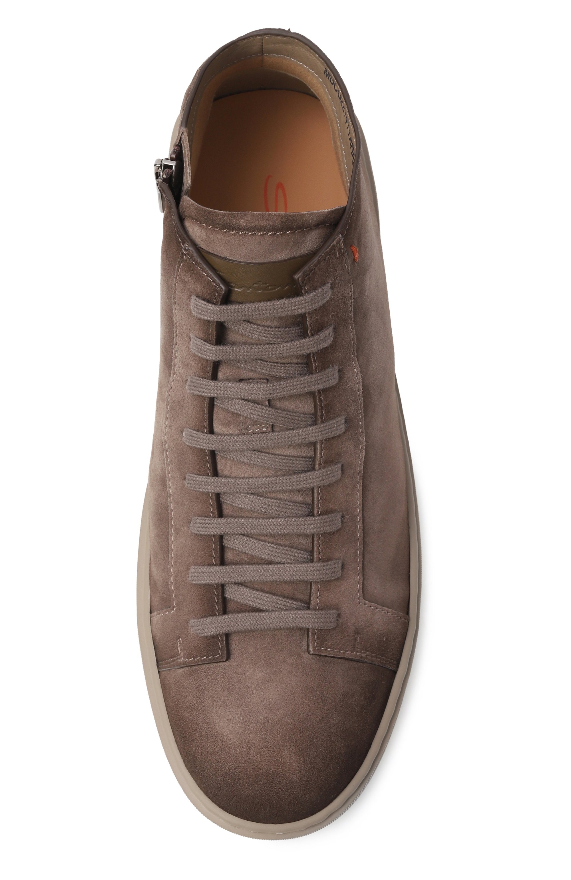 Замшевые кеды cleanic SANTONI, арт. MBCG22141TARKA0L, фото 6