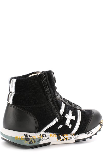 Утепленные высокие кроссовки с металлизированной отделкой PREMIATA WILL BE, арт. ADAM/M648/CHILD, фото 3