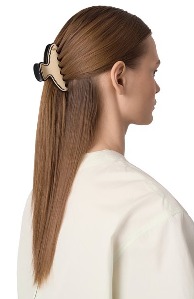 Заколка для волос ALEXANDRE DE PARIS бежевого цвета по цене 14520 руб., арт. ACCM-18401-03 Y, фото 2 Заколка для волос ALEXANDRE DE PARIS, арт. ACCM-18401-03 Y, фото 2