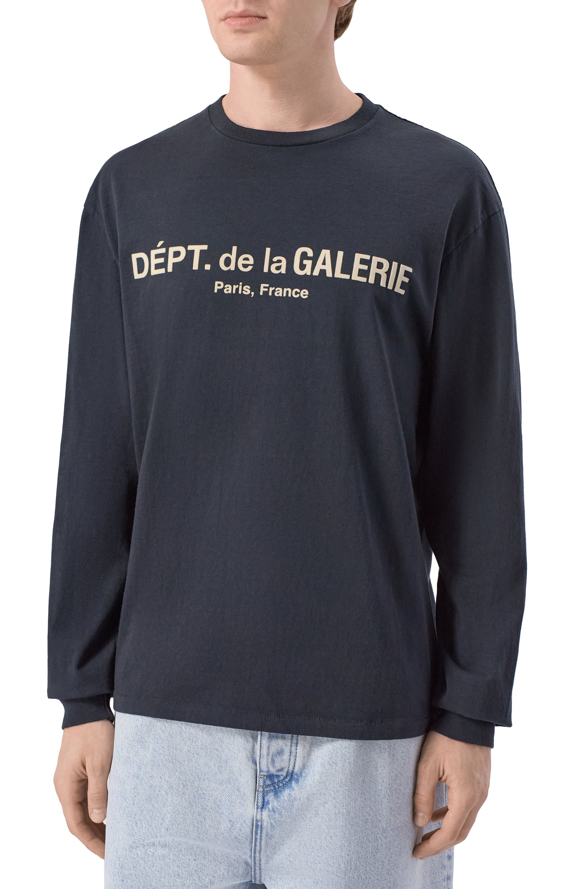 Хлопковый лонгслив GALLERY DEPT., арт. T0P037/C0TT0N, фото 3