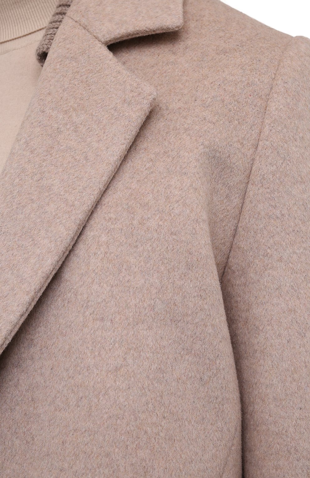 Пальто из шерсти и кашемира SEVEN LAB бежевого цвета по цене 25200 руб., арт. CMAR venecia beige, фото 5 Пальто из шерсти и кашемира SEVEN LAB, арт. CMAR venecia beige, фото 5