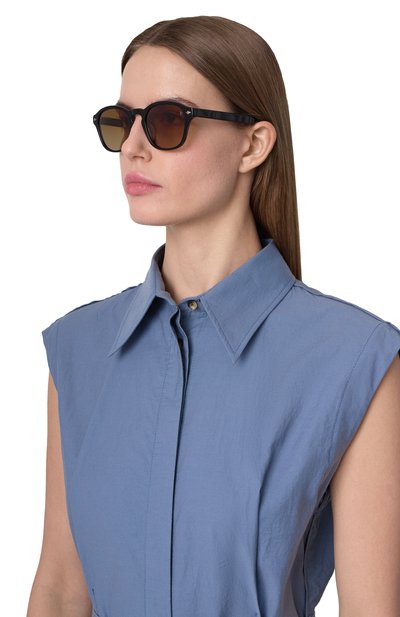 Солнцезащитные очки BRUNELLO CUCINELLI коричневого цвета по цене 84250 руб., арт. M0CPATTS02, фото 2 Солнцезащитные очки BRUNELLO CUCINELLI, арт. M0CPATTS02, фото 2