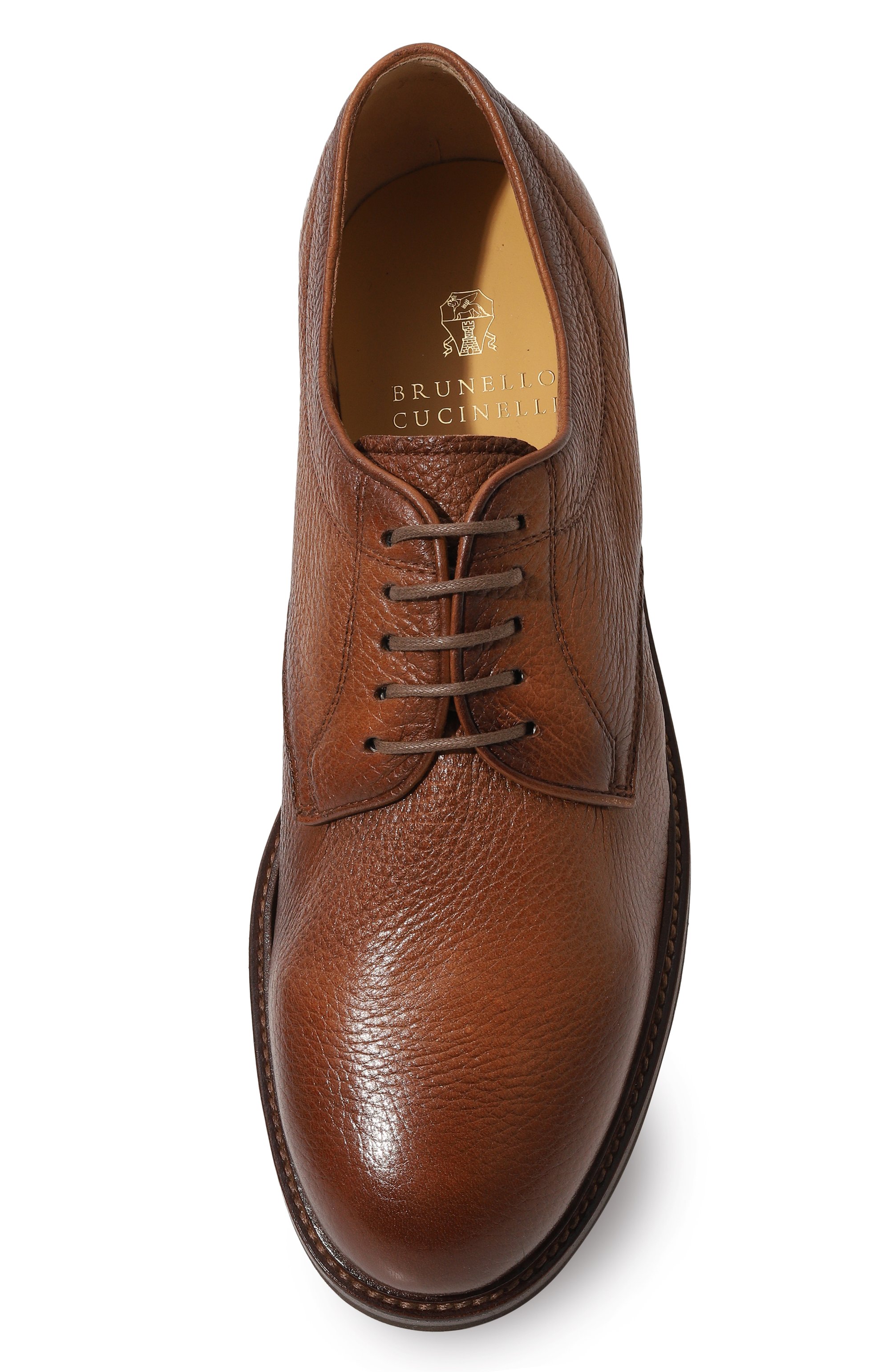 Кожаные дерби BRUNELLO CUCINELLI, арт. MZUCSB2314, фото 6