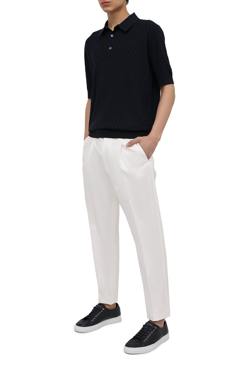 Хлопковые брюки CORNELIANI, арт. 874L03-1114504/00, фото 2